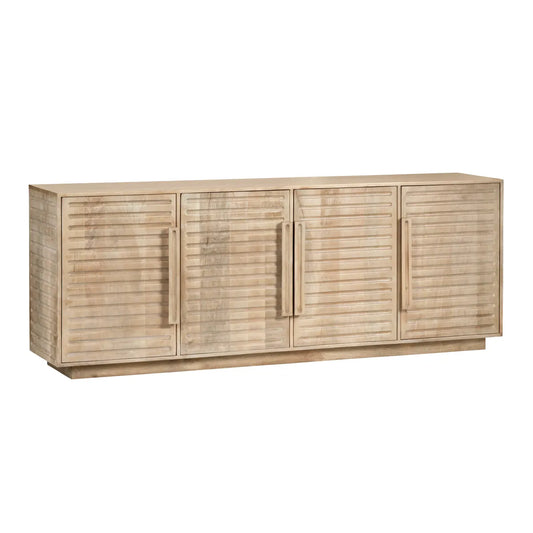 Eastside Four-door Sideboard, Buffet, or Credenza | 86 x 18 x 32.5 (in)