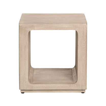 Ashford Square Open Cube End Table – Light Finish (Set of 2)