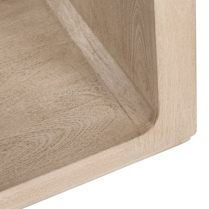 Ashford Square Open Cube End Table – Light Finish (Set of 2)