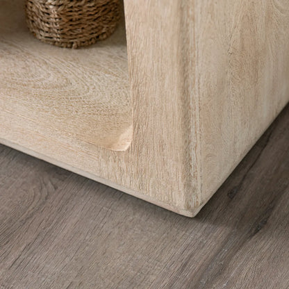 Ashford Square Open Cube End Table – Light Finish (Set of 2)