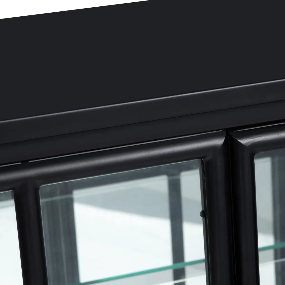 Jasperwood Four-Door Sideboard - Black - Contemporary, Transitional