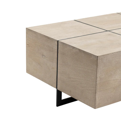 Norwood Block Base Cocktail or Coffee Table
