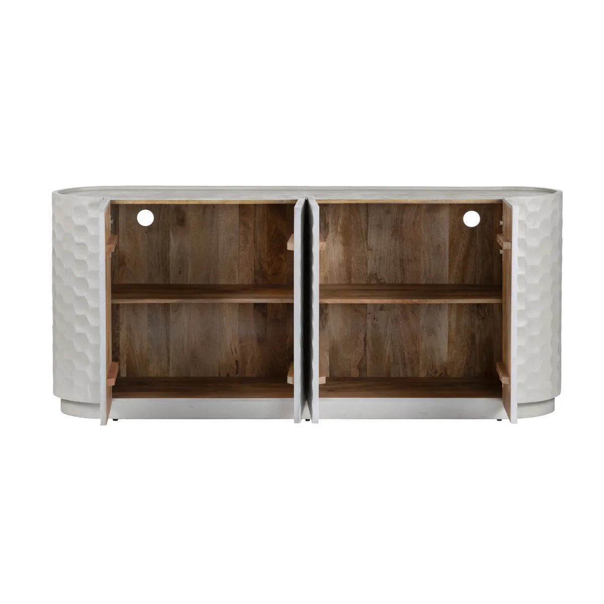 Kendallbrook Four-Door Sideboard (White) - White - Coastal