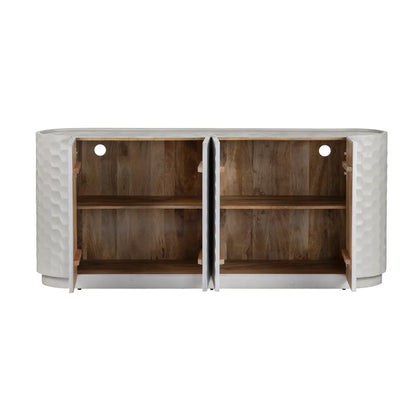 Kendallbrook Four-Door Sideboard (White) - White - Coastal