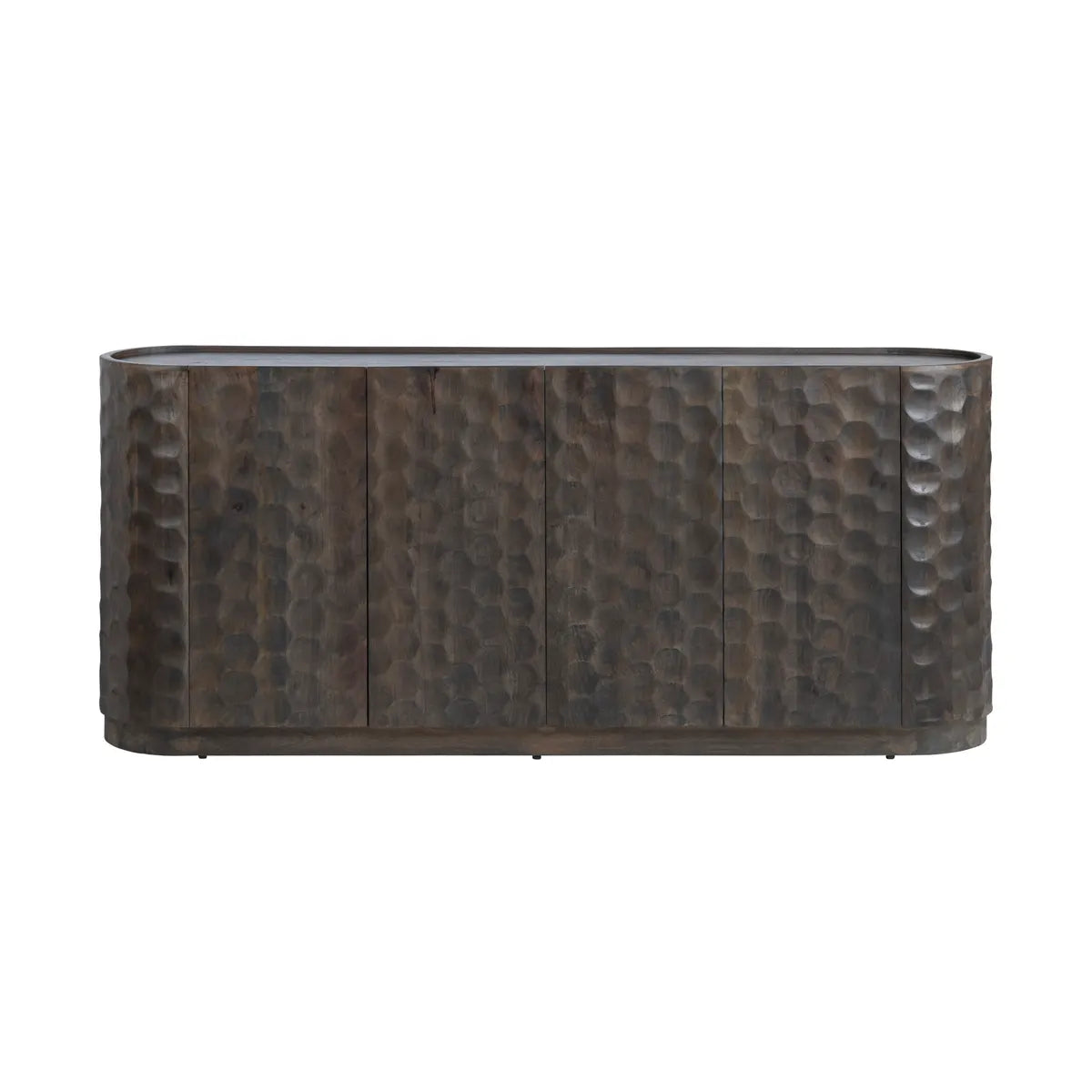 Merrifield Brown Four-Door Sideboard - Brown - Transitional