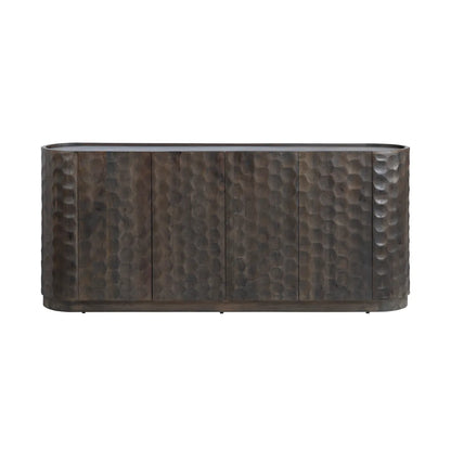 Merrifield Brown Four-Door Sideboard - Brown - Transitional