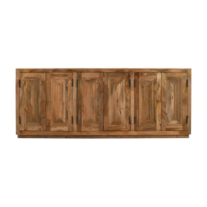 Norwick Six-Door Sideboard - Natural - Transitional