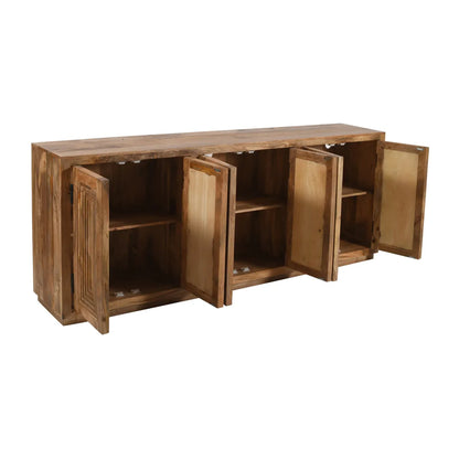 Norwick Six-Door Sideboard - Natural - Transitional