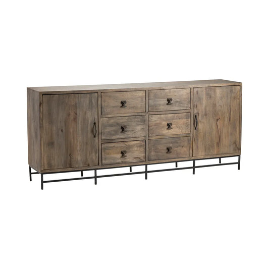 Devonshire Sideboard, Buffet, or Credenza | 80 x 16 x 34 (in)
