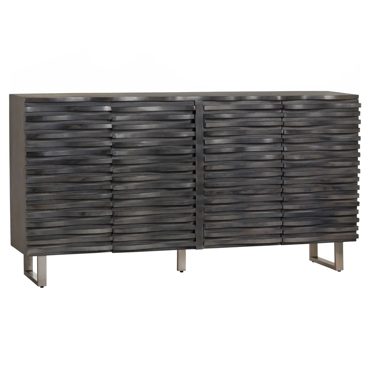Oakvale Wave Sideboard - Grey - Contemporary, Transitional