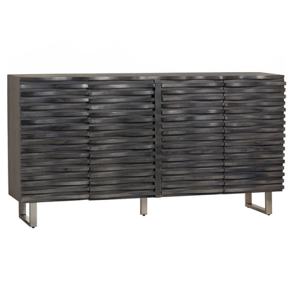 Oakvale Wave Sideboard - Grey - Contemporary, Transitional