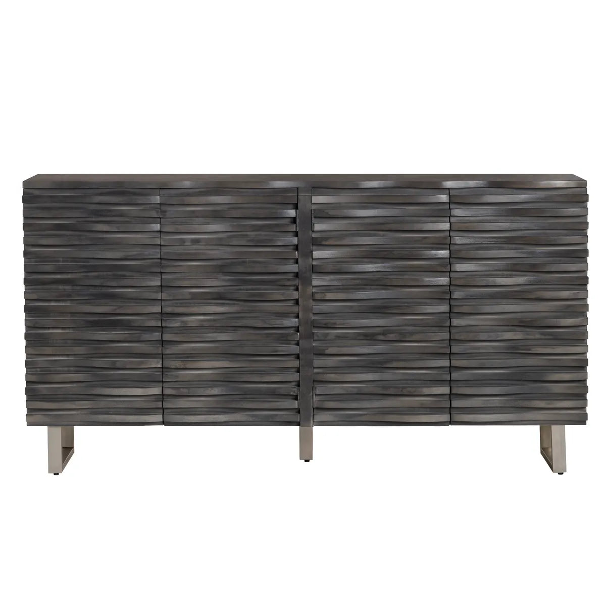 Oakvale Wave Sideboard - Grey - Contemporary, Transitional