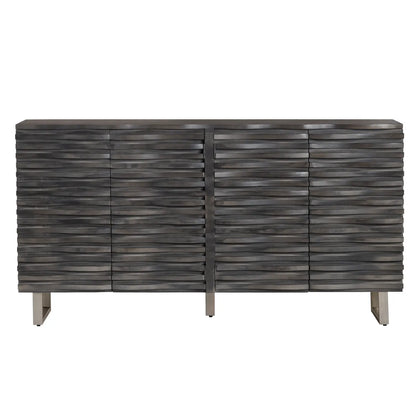 Oakvale Wave Sideboard - Grey - Contemporary, Transitional