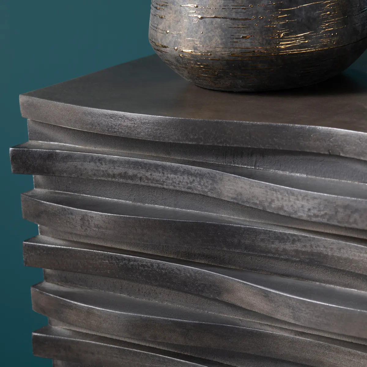 Oakvale Wave Sideboard - Grey - Contemporary, Transitional