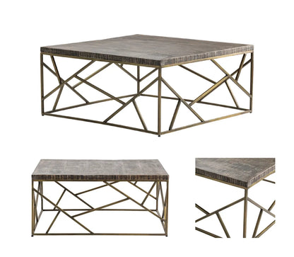 Harrington Geometric Square Cocktail or Coffee Table