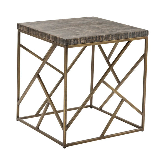 Harrington End Table (Set of 2) - Square - Metal Frame
