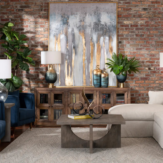 Maplewood Row Sideboard, Buffet, or Credenza | 80 x 16 x 32 (in)