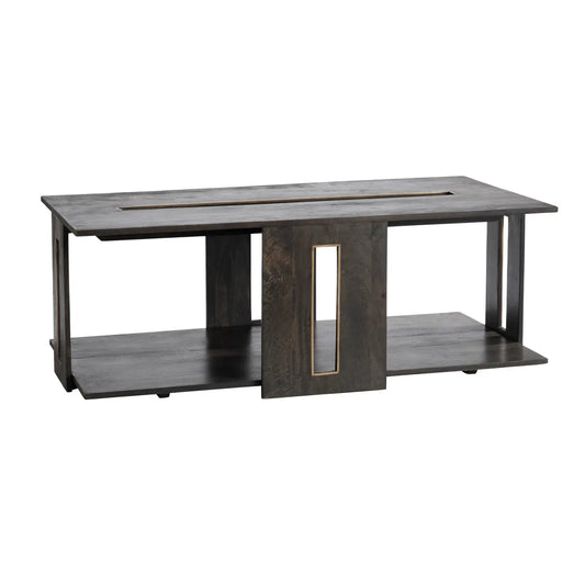 Harrington Modern Inset Panel Cocktail or Coffee Table