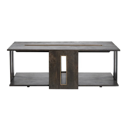 Harrington Modern Inset Panel Cocktail or Coffee Table