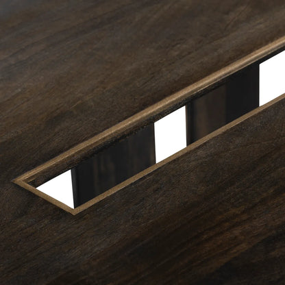 Harrington Modern Inset Panel Cocktail or Coffee Table