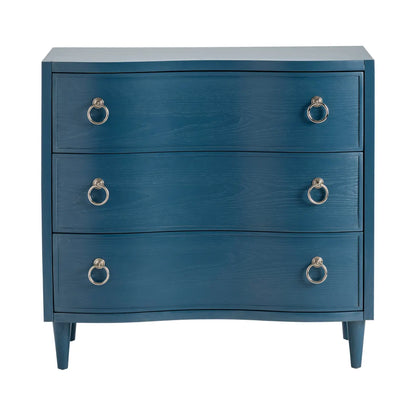 York Painted Blue Nightstands (2-Pack), Veneer, Wood, Transitional, tapered legs, solid wood craftsmanship