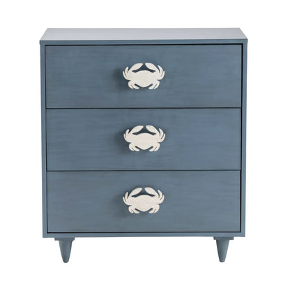 Lancaster Painted Blue Nightstands (2-Pack), Mdf, Wood, Coastal, solid wood craftsmanship, durable construction