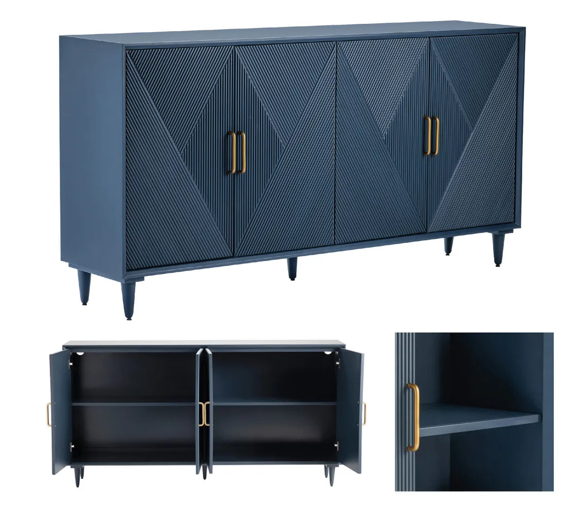 Ravenswood Sideboard, Buffet, or Credenza | 72 x 16 x 37 (in)