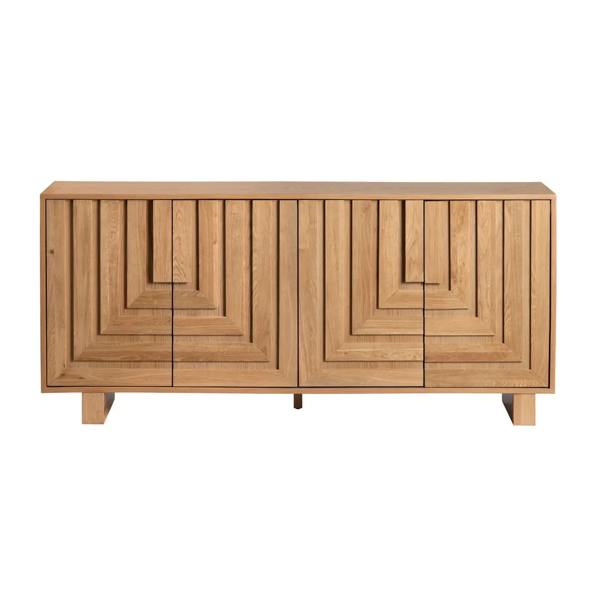 Kingswell Four Door Sideboard, Buffet, or Credenza | 74 x 16 x 34 (in)