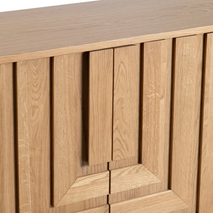 Kingswell Four Door Sideboard, Buffet, or Credenza | 74 x 16 x 34 (in)