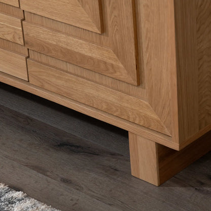 Kingswell Four Door Sideboard, Buffet, or Credenza | 74 x 16 x 34 (in)
