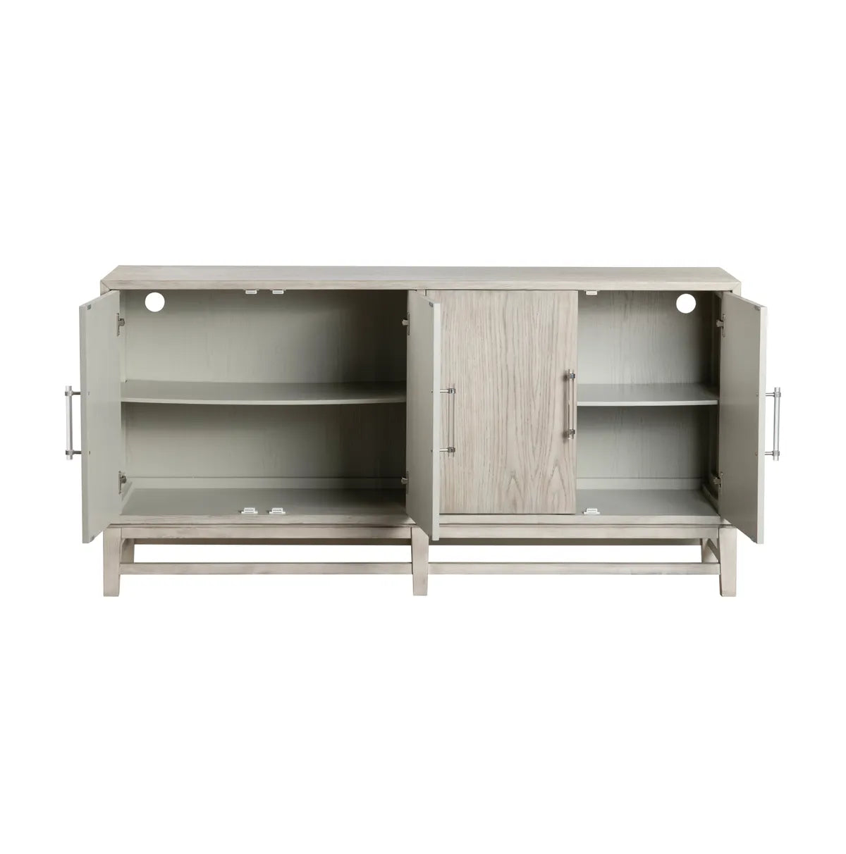 Woodcrest 4 Door Sideboard, Buffet, or Credenza | 68 x 17 x 34 (in)
