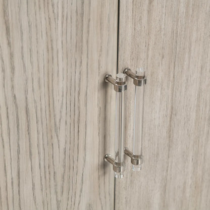 Woodcrest 4 Door Sideboard, Buffet, or Credenza | 68 x 17 x 34 (in)