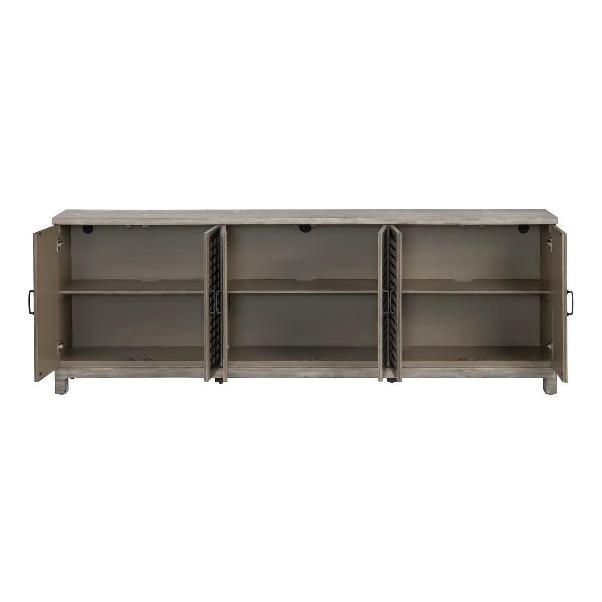 Briarhill Six-Door Sideboard - Brown - Rustic