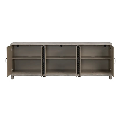 Briarhill Six-Door Sideboard - Brown - Rustic