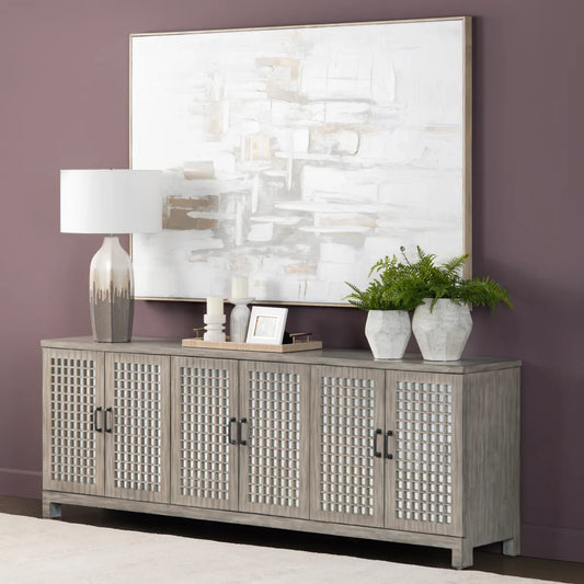 Briarhill Six-Door Sideboard - Brown - Rustic