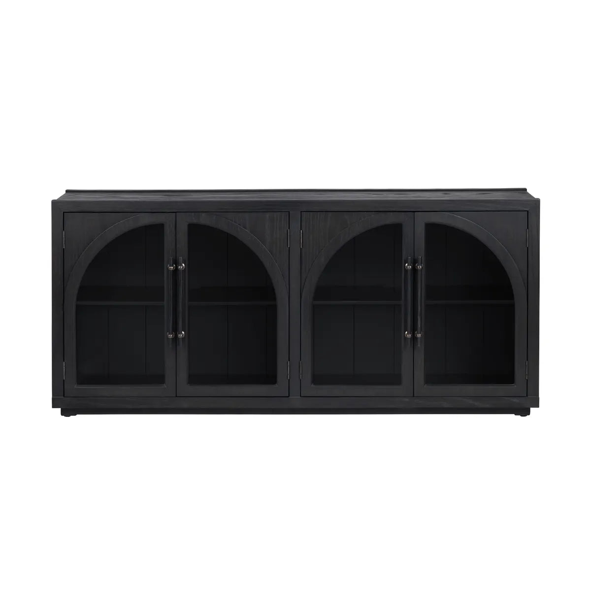 Camberwell Four-Door Sideboard - Black - Contemporary, Transitional