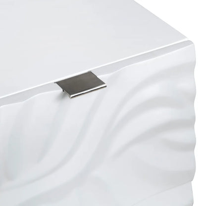 Saranac White Nightstands (2-Pack) Contemporary, durable construction, ample storage space