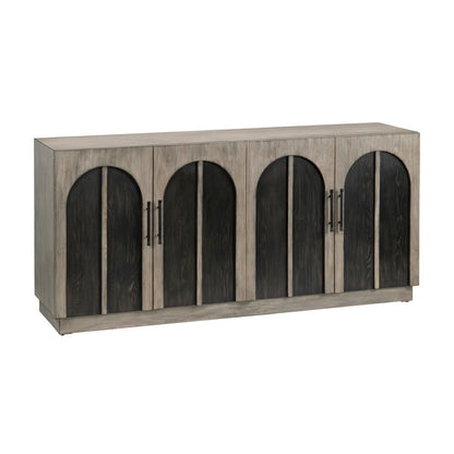 Eastwick Four-Door Sideboard - Black - Contemporary, Transitional