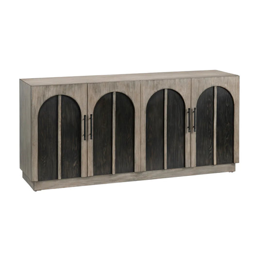 Eastwick Four-Door Sideboard - Black - Contemporary, Transitional