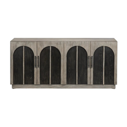 Eastwick Four-Door Sideboard - Black - Contemporary, Transitional