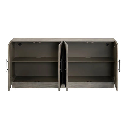 Eastwick Four-Door Sideboard - Black - Contemporary, Transitional