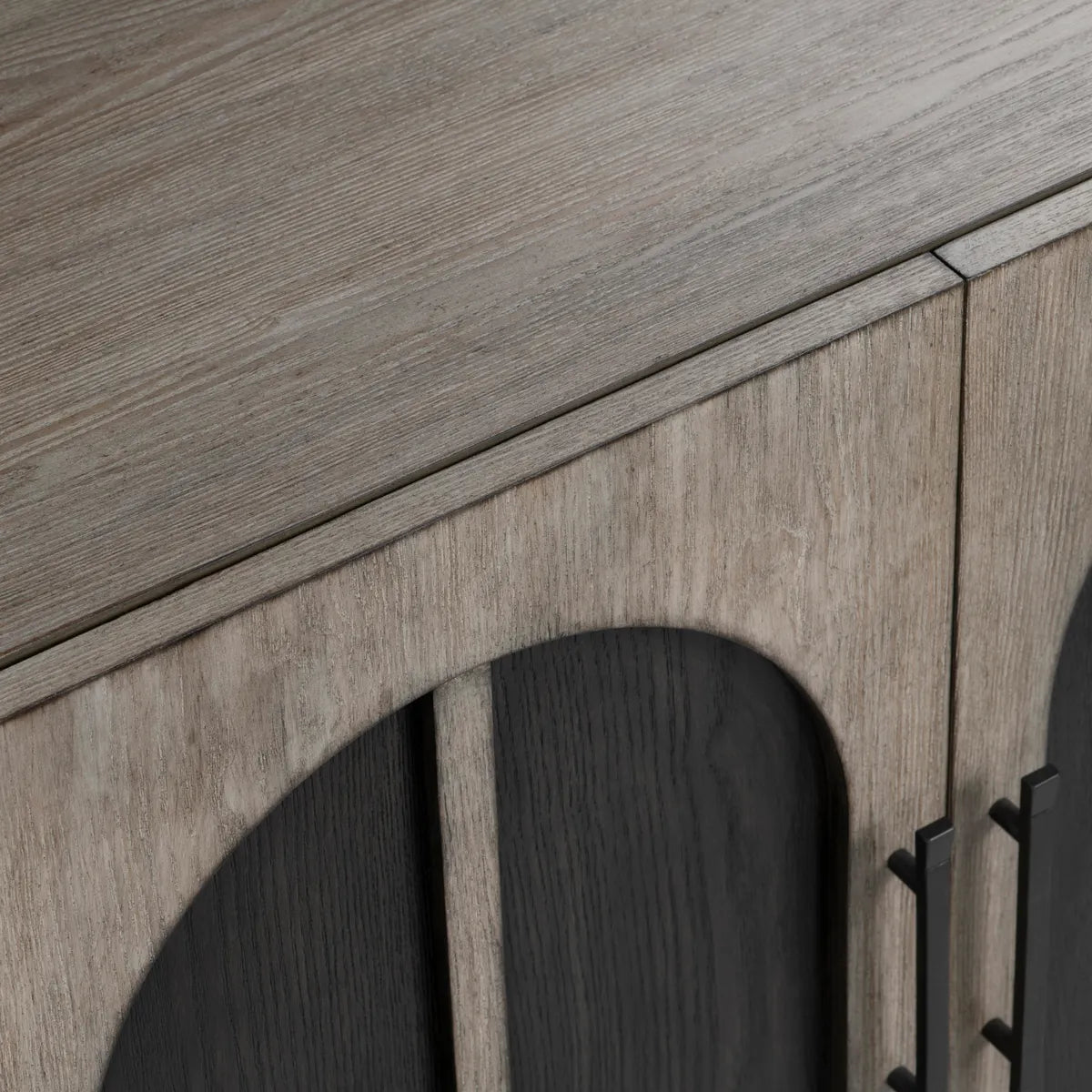Eastwick Four-Door Sideboard - Black - Contemporary, Transitional