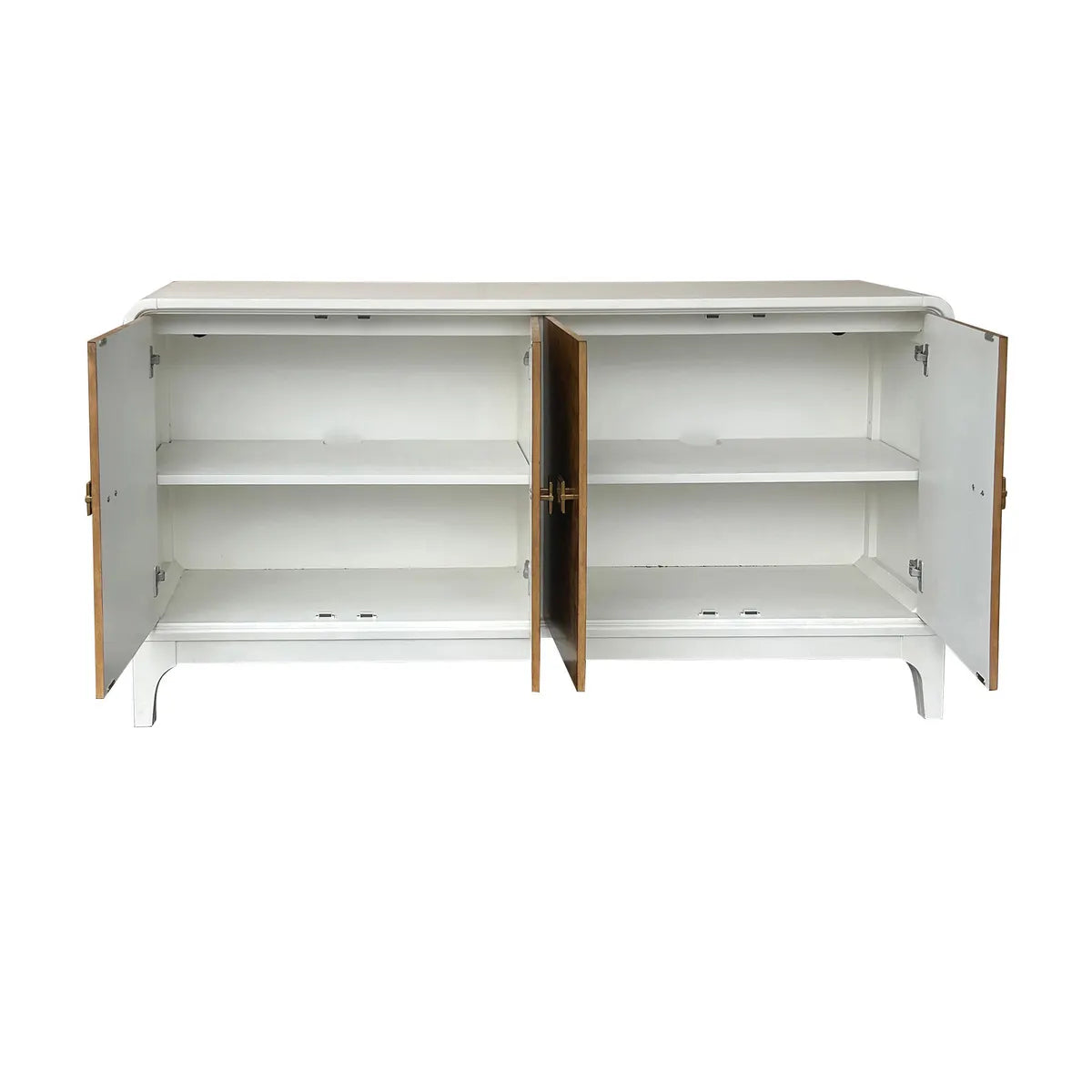 Hollingsworth Four-Door Sideboard - White - Contemporary