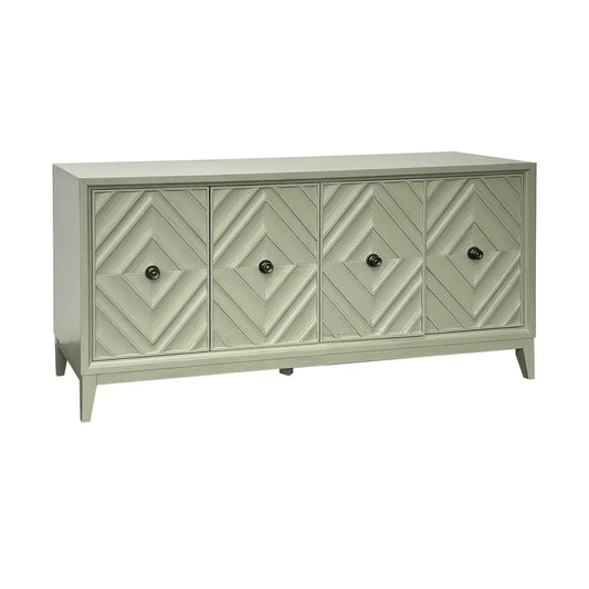Ironvale Four-Door Sideboard - Green - Transitional