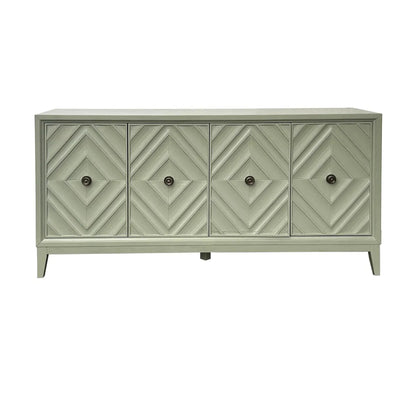 Ironvale Four-Door Sideboard - Green - Transitional