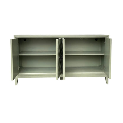 Ironvale Four-Door Sideboard - Green - Transitional