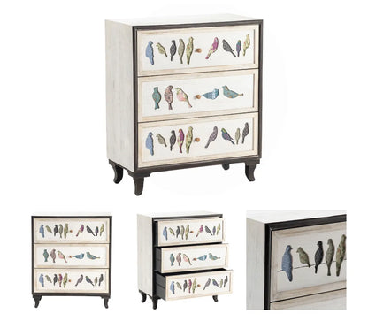 Woodstock Painted White Nightstands (2-Pack), Wood, Rustic, solid wood craftsmanship, distressed wood texture