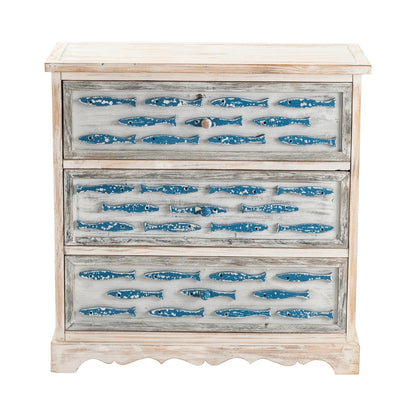 Wintuk Painted White Nightstands (2-Pack), Wood, Coastal, solid wood craftsmanship, durable construction