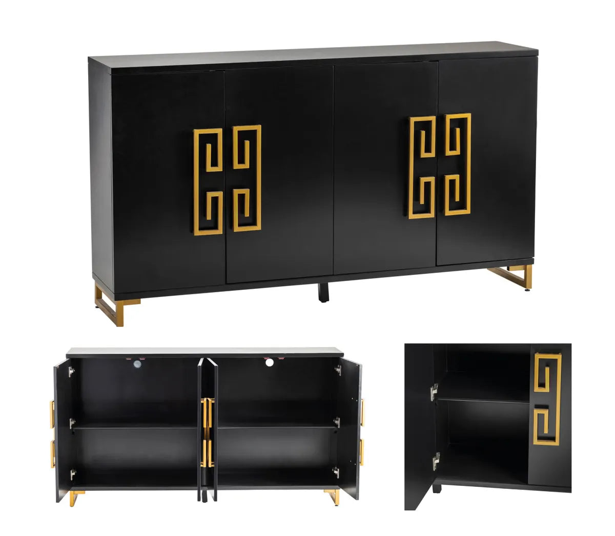 Corinthian Sideboard, Buffet, or Credenza | 68 x 16.25 x 38 (in)