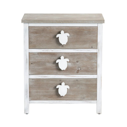 Peterborough White Nightstands (2-Pack) Coastal, durable construction, ample storage space